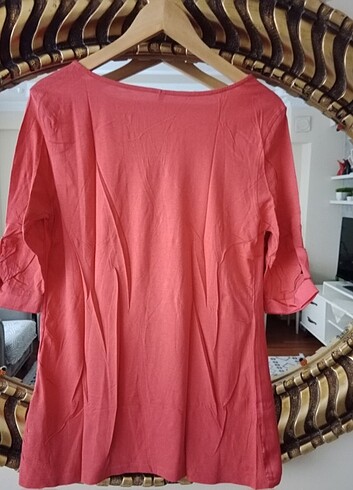 40 Beden pembe Renk Benetton bayan sweatshirt 