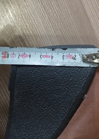 Taba rengi,  Tokalı Dolgu Topuklu Kadın Bot - Görsel 6