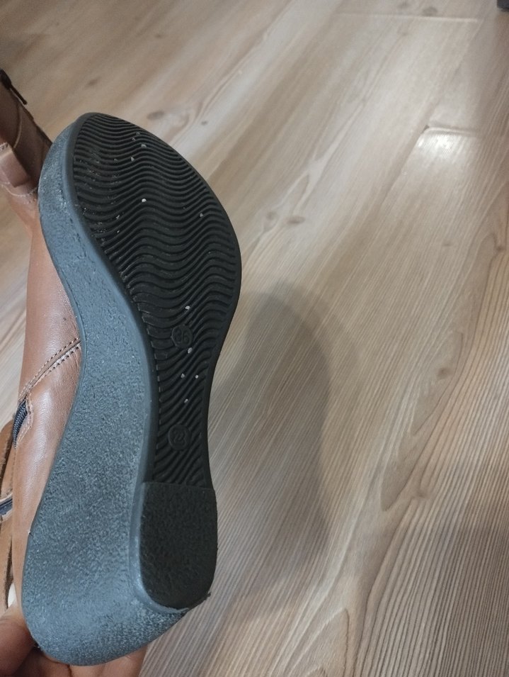 Taba rengi,  Tokalı Dolgu Topuklu Kadın Bot - Görsel 3