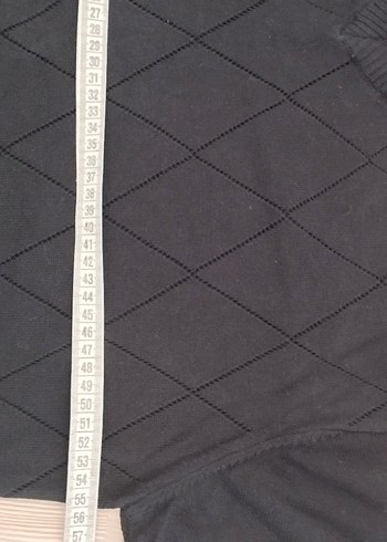 Siyah V Yaka Erkek Kazak - Görsel 5