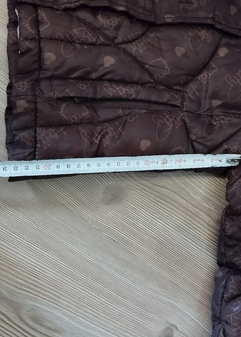 Kız Çocuk Kahverengi Hello Kitty mont - Görsel 6