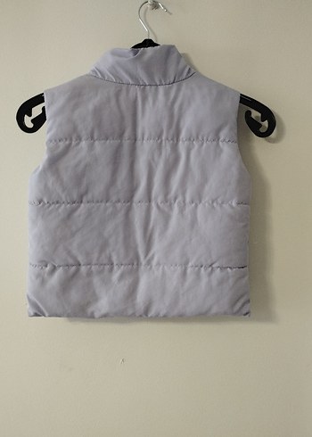 Kız Çocuk Lila renkli Fermuarlı Yelek - Görsel 2