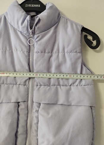 Kız Çocuk Lila renkli Fermuarlı Yelek - Görsel 5