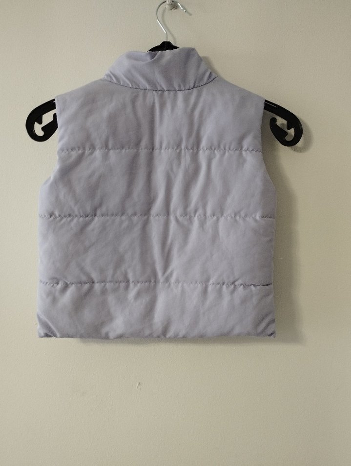 Kız Çocuk Lila renkli Fermuarlı Yelek - Görsel 2