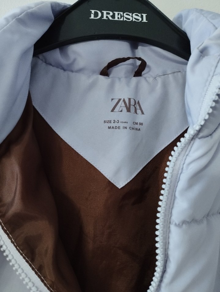 Kız Çocuk Lila renkli Fermuarlı Yelek - Görsel 4