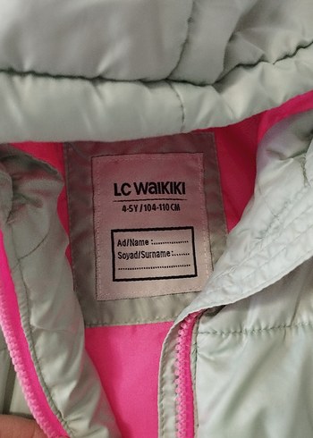 Kız Çocuk Kapüşonlu Fermuarlı su yeşili Yelek - Görsel 3