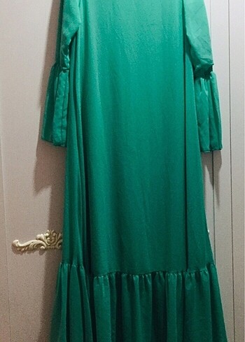 Diğer Yeşil uzun elbise