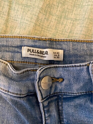 40 Beden Pull and Bear Pantolon