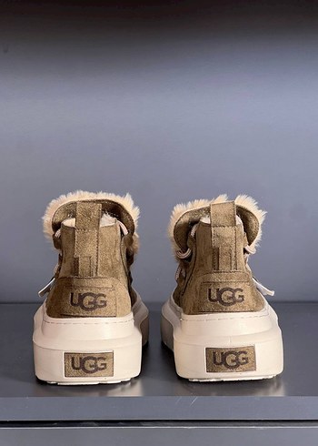 36 Beden ten rengi Renk Ugg Bej Kürklü Kadın Bot