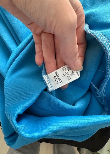 Mavi markasız spor taytı - Görsel 4