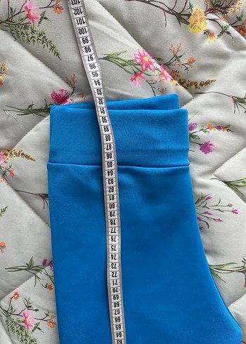 Mavi markasız spor taytı - Görsel 3