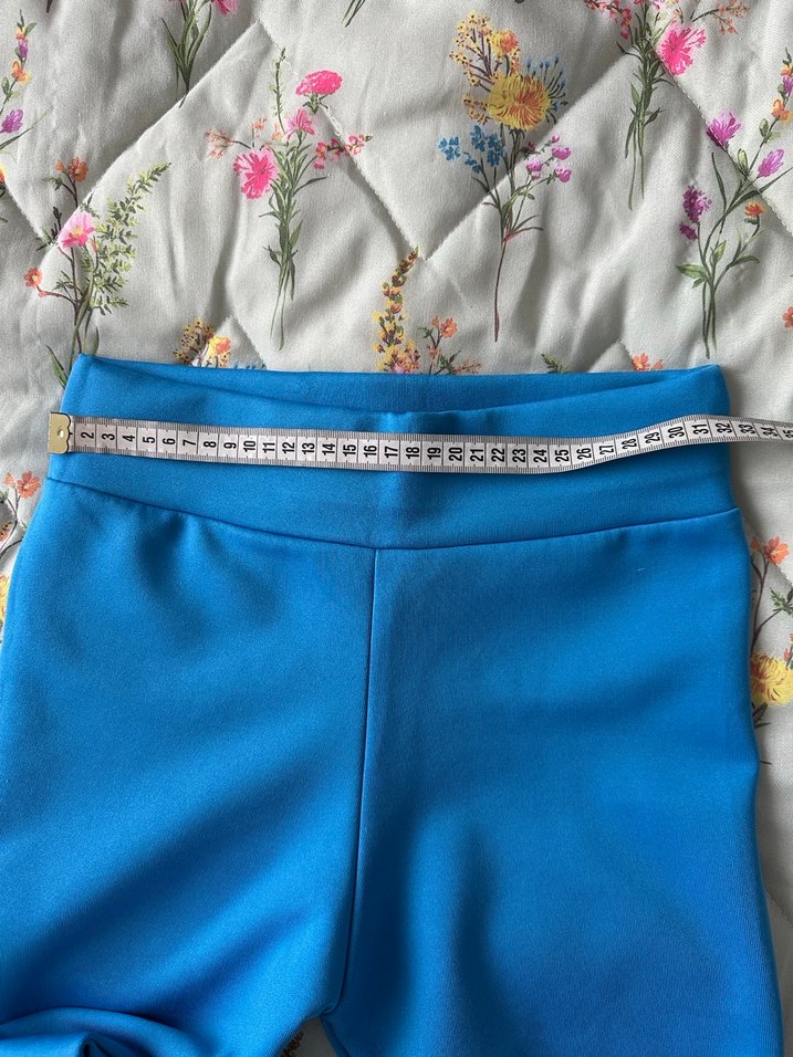 Mavi markasız spor taytı - Görsel 2