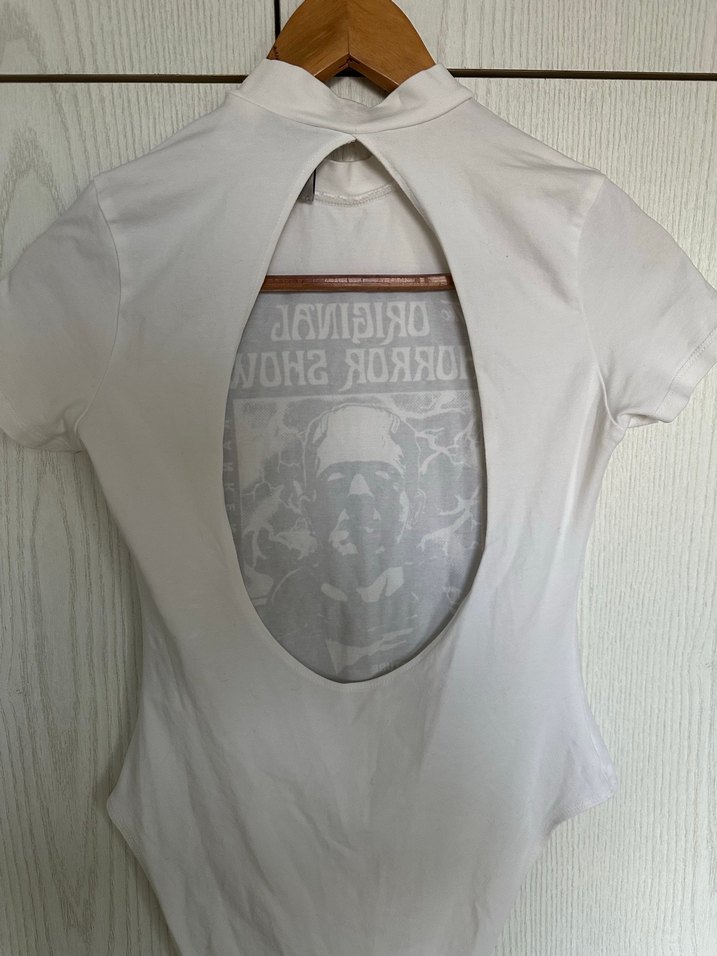 Sırt dekolteli zıbın/bodysuit - Görsel 3