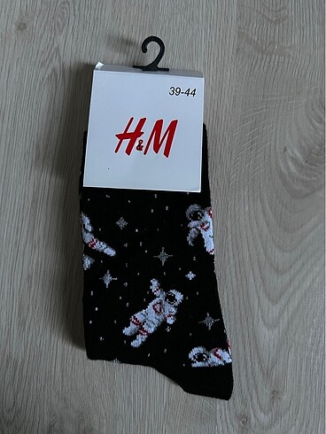 Pamuk desenli h&m unisex çorap