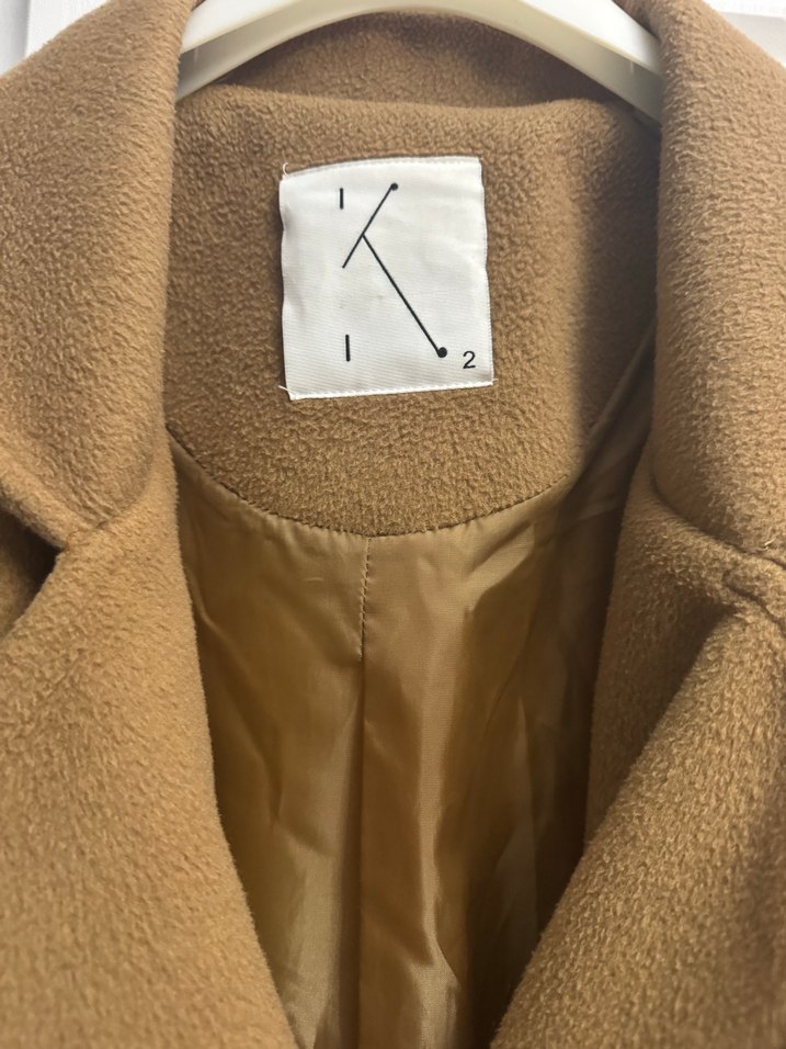 Taba Kadın Uzun Yün Kaban - Görsel 2