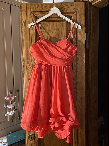 Pembe Kısa Balo Elbise