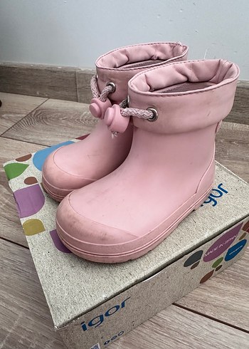 Igor İgor Kız Çocuk Pembe Lastik Çizme 23 Numara