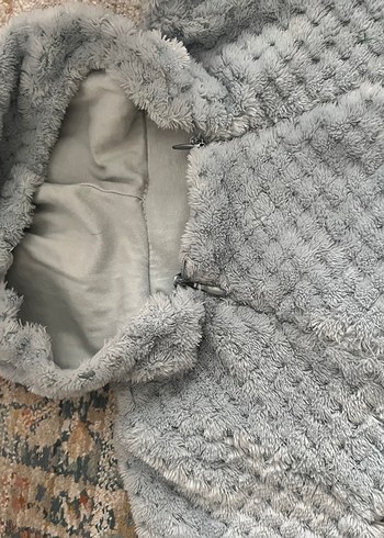 Gri Örgü Bebek Tulumu - Görsel 2