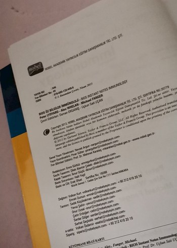 Bios Instant Notes İmmünoloji 3. Baskı - Görsel 3