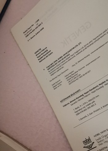 Genetik Üniversite Ders Kitabı - Görsel 2