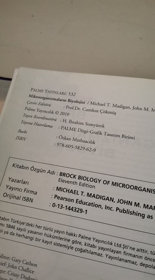 Brock Mikroorganizmaların Biyolojisi Kitabı - Görsel 3
