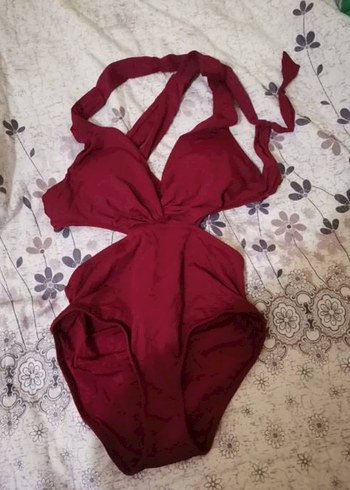 Penti Bordo Parlak Mini Kadın Mayo