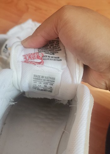 Beyaz Nike Spor Ayakkabı - Görsel 5