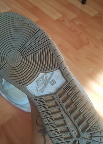 Beyaz Nike Spor Ayakkabı - Görsel 6