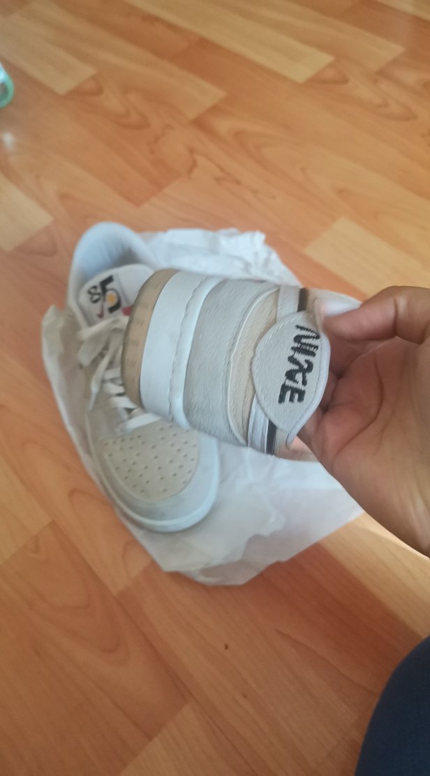 Beyaz Nike Spor Ayakkabı - Görsel 4