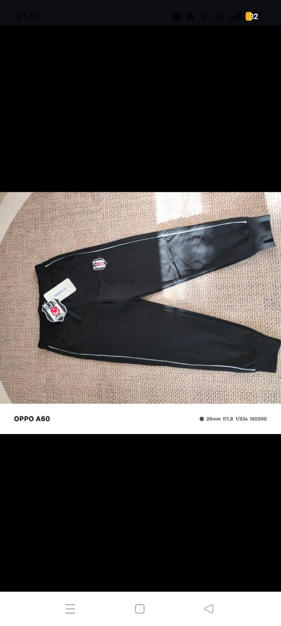 LCW Kids Siyah Beşiktaş Baskılı Jogger Eşofman - Görsel 3