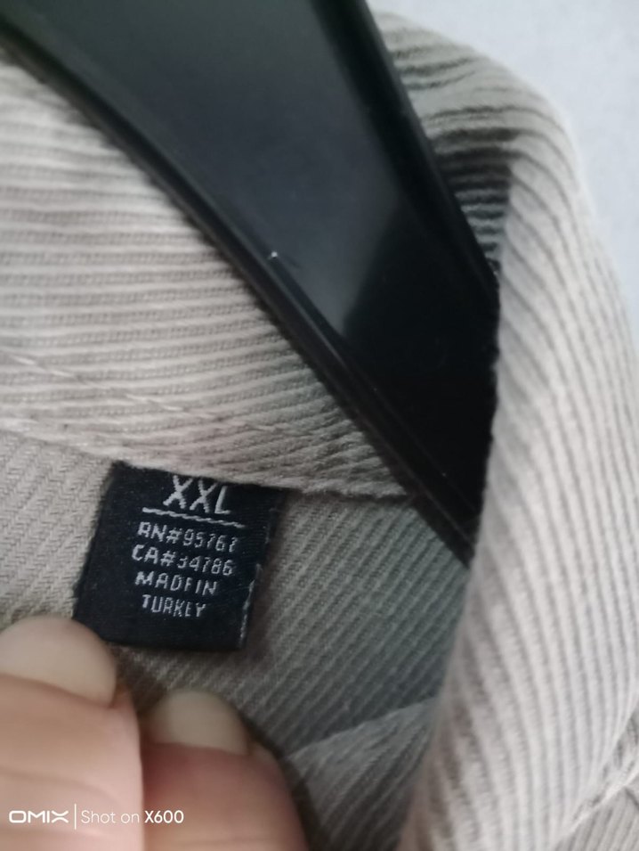 Bej Loose Fit Erkek Keten Gömlek - Görsel 4