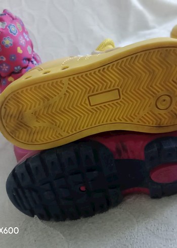 Renkli Kız Çocukları Botu Velcro - Görsel 7