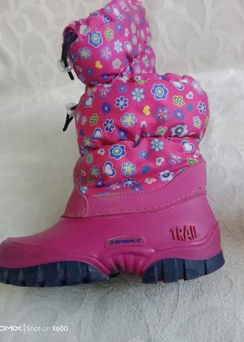 Renkli Kız Çocukları Botu Velcro - Görsel 6