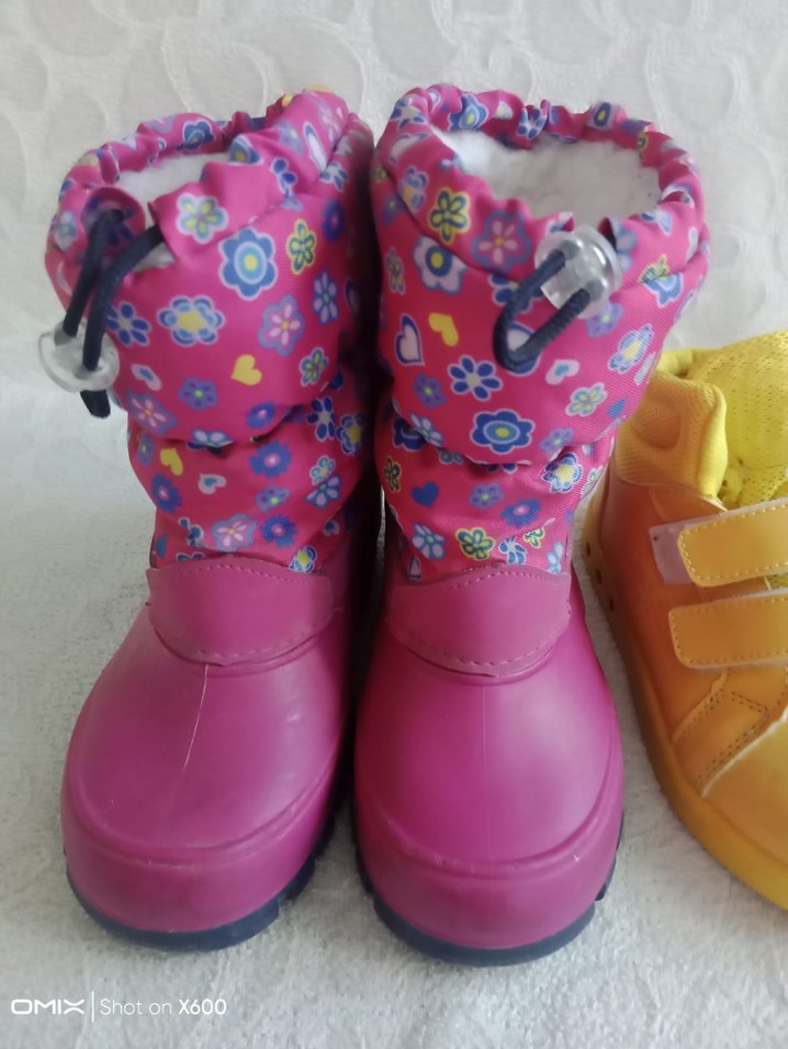 Renkli Kız Çocukları Botu Velcro - Görsel 5