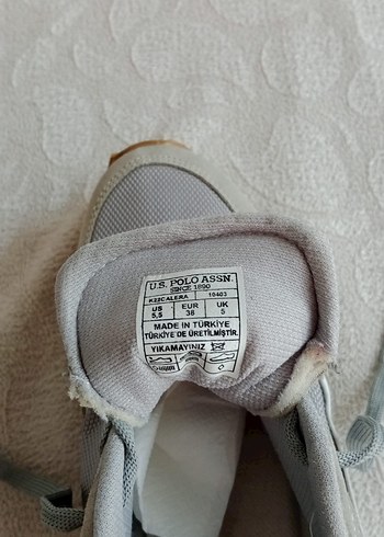 polo marka Gri Kadın Spor Ayakkabı Rahat Stil - Görsel 4