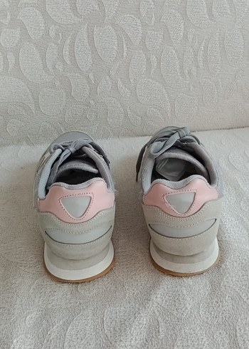 polo marka Gri Kadın Spor Ayakkabı Rahat Stil - Görsel 5