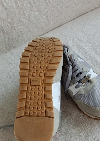 polo marka Gri Kadın Spor Ayakkabı Rahat Stil - Görsel 7