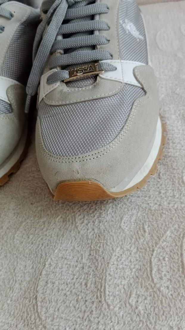 polo marka Gri Kadın Spor Ayakkabı Rahat Stil - Görsel 3