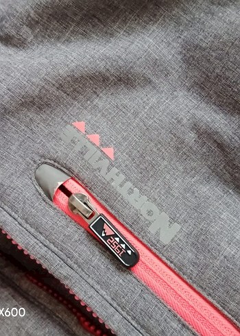 Gri Kapüşonlu Fermuarlı çocuk Ceket - Görsel 4