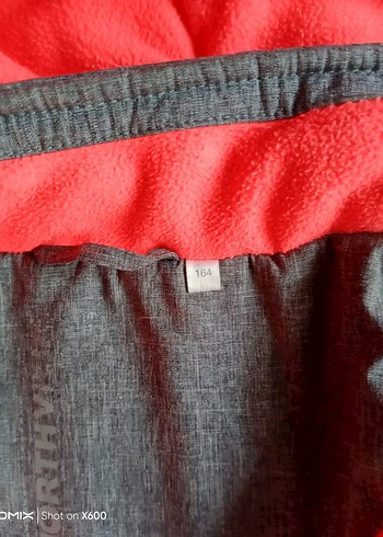 Gri Kapüşonlu Fermuarlı çocuk Ceket - Görsel 6