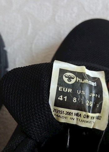 Siyah Hummel Erkek Spor Ayakkabı Velcro - Görsel 5