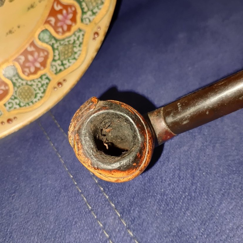 antika Çin damgalı Tabak - Görsel 4