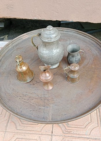 Antika bakır objeler