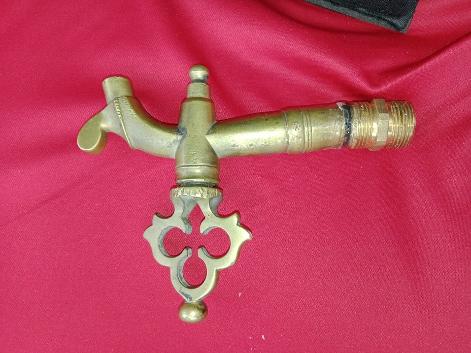 Antika pirinç Osmanlı Klasik Musluk - Görsel 2