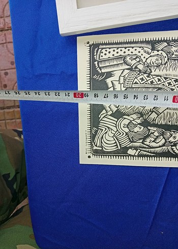 Dini Temalı Siyah Beyaz Sanat Baskısı - Görsel 3