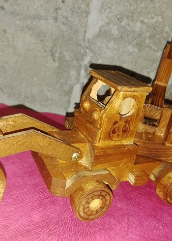 Ahşap Renkli Oyuncak Kepçe