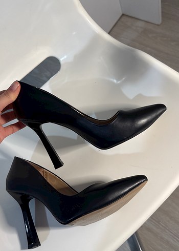 Siyah Klasik Stiletto - Görsel 4