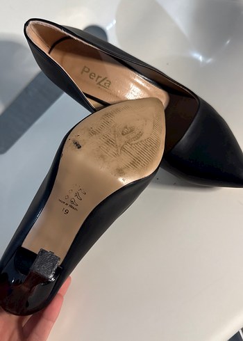 Siyah Klasik Stiletto - Görsel 2