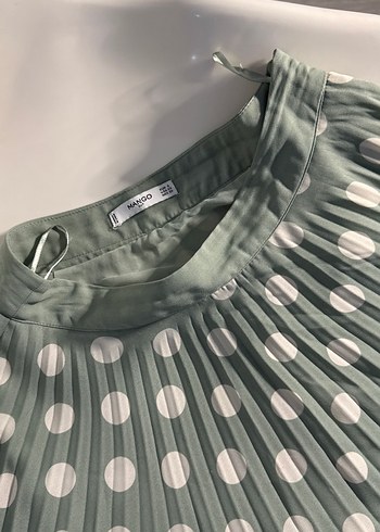 Puantiyeli Piliseli Uzun Etek - Görsel 4