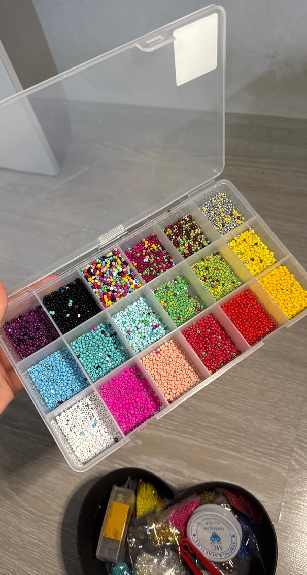 Renkli Boncuk takı yapma Seti - Görsel 2